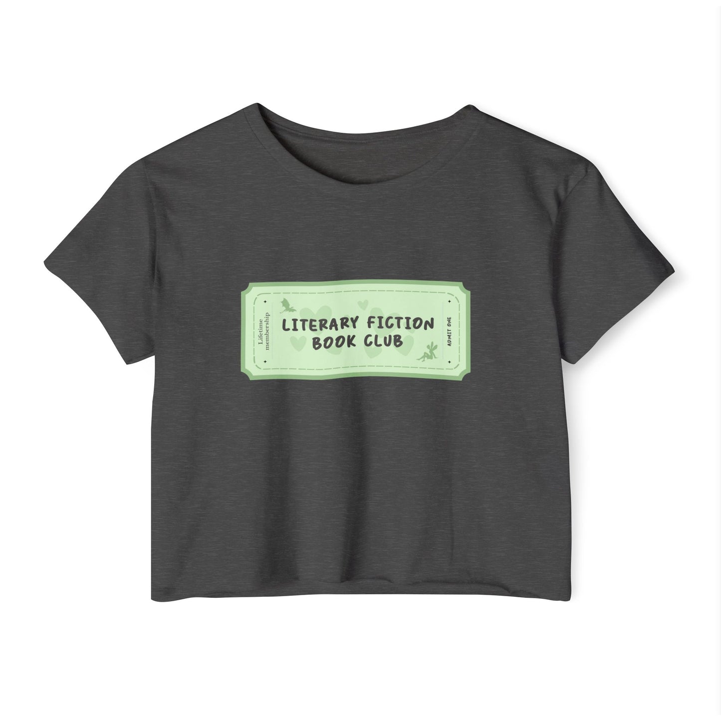 Literary Fiction Book Club Crop Top