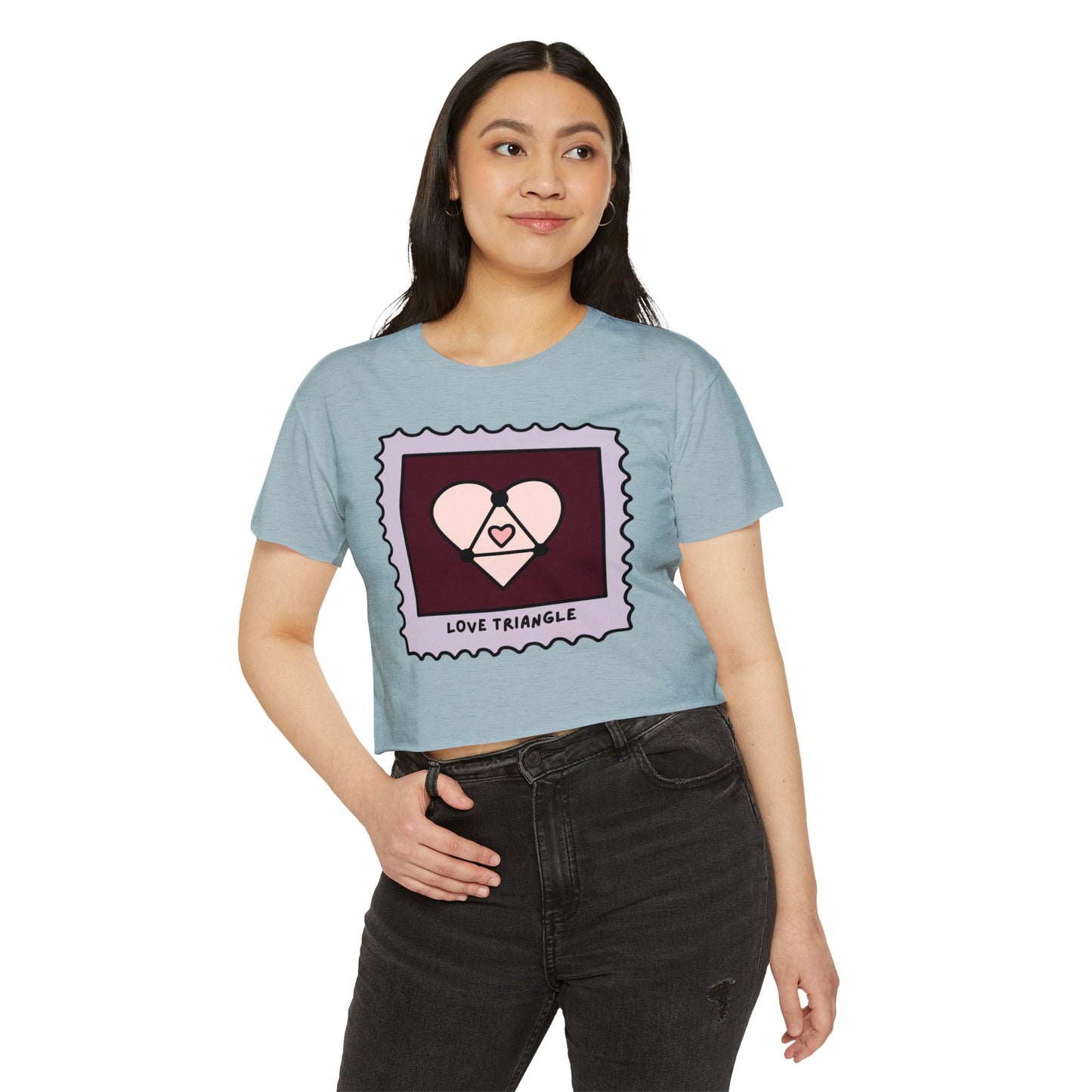 Love Triangle Crop Top