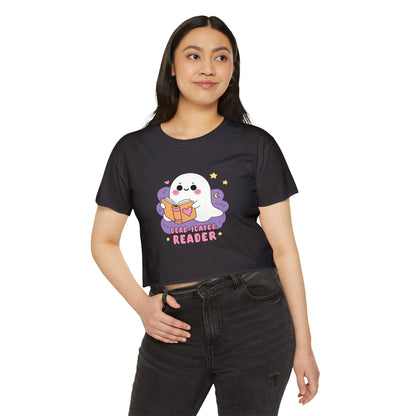 Dead-icated Reader Ghost Crop Top