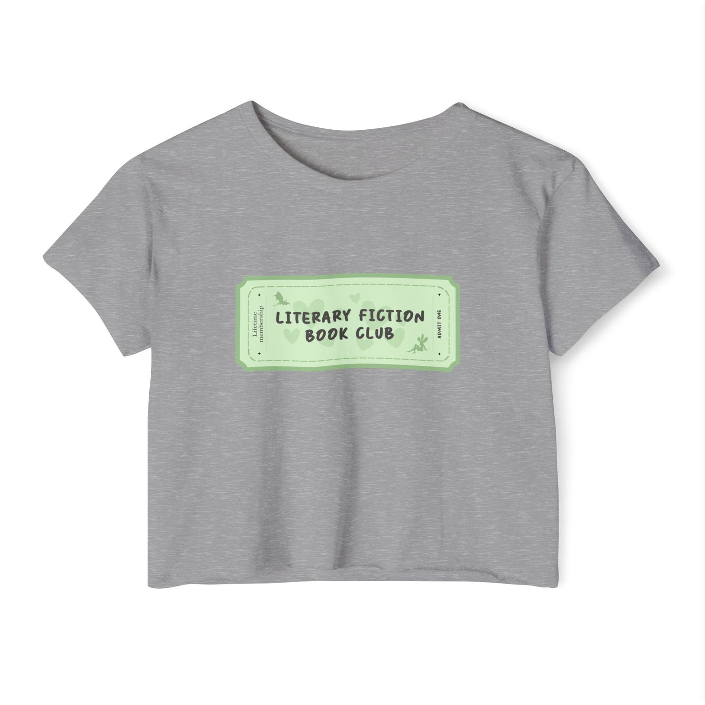 Literary Fiction Book Club Crop Top