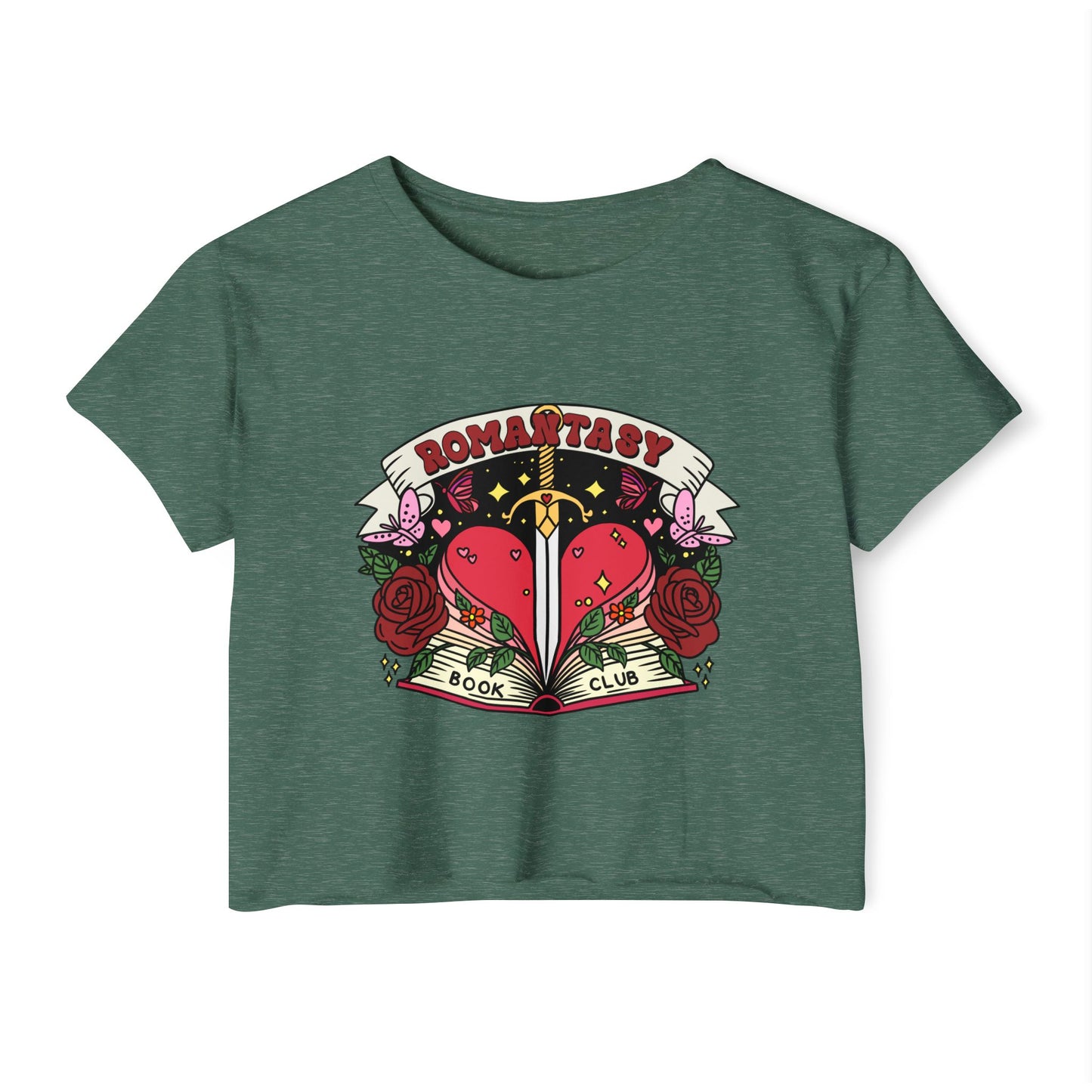 Romantasy Book Club Crop Top