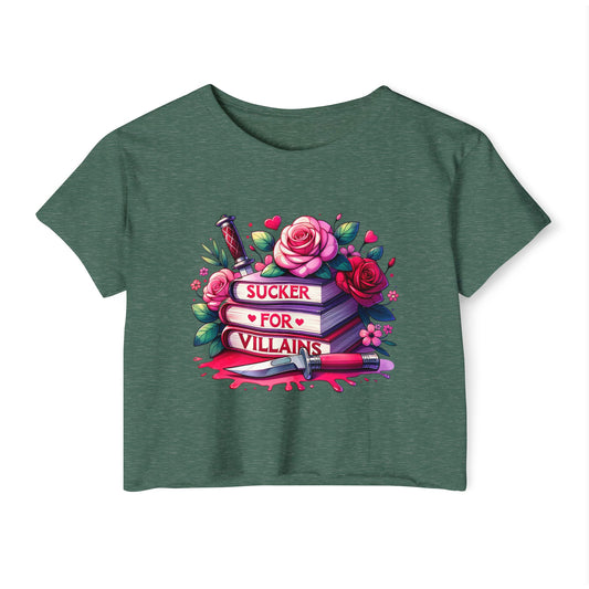 Sucker for Villains Crop Top