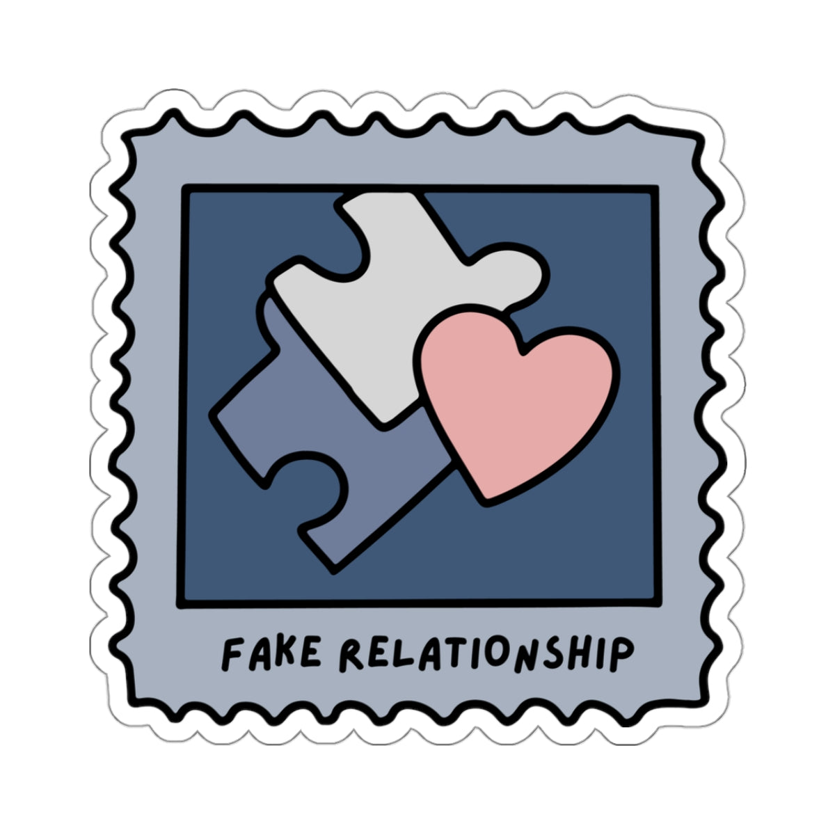 Fake Relationship Book Trope Sticker