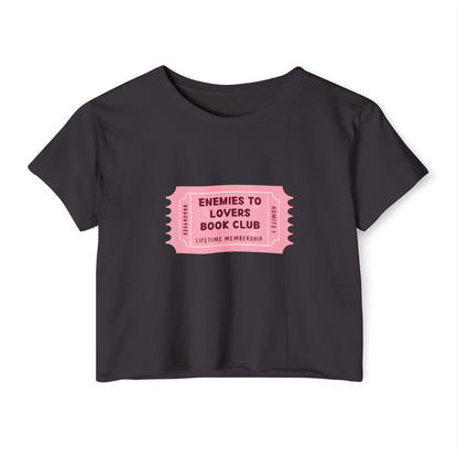 Enemies to Lovers Book Club Crop Top