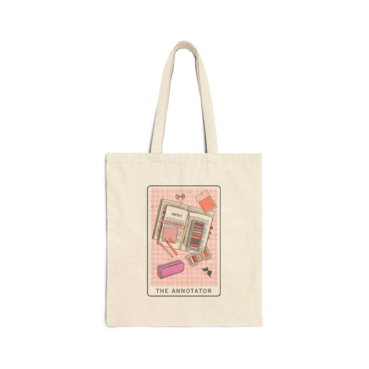 The Annotator Canvas Tote Bag