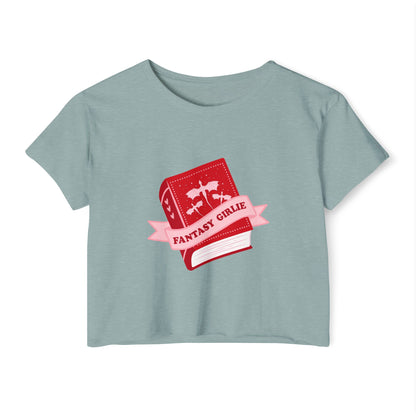 Fantasy Book Girlie Crop Top