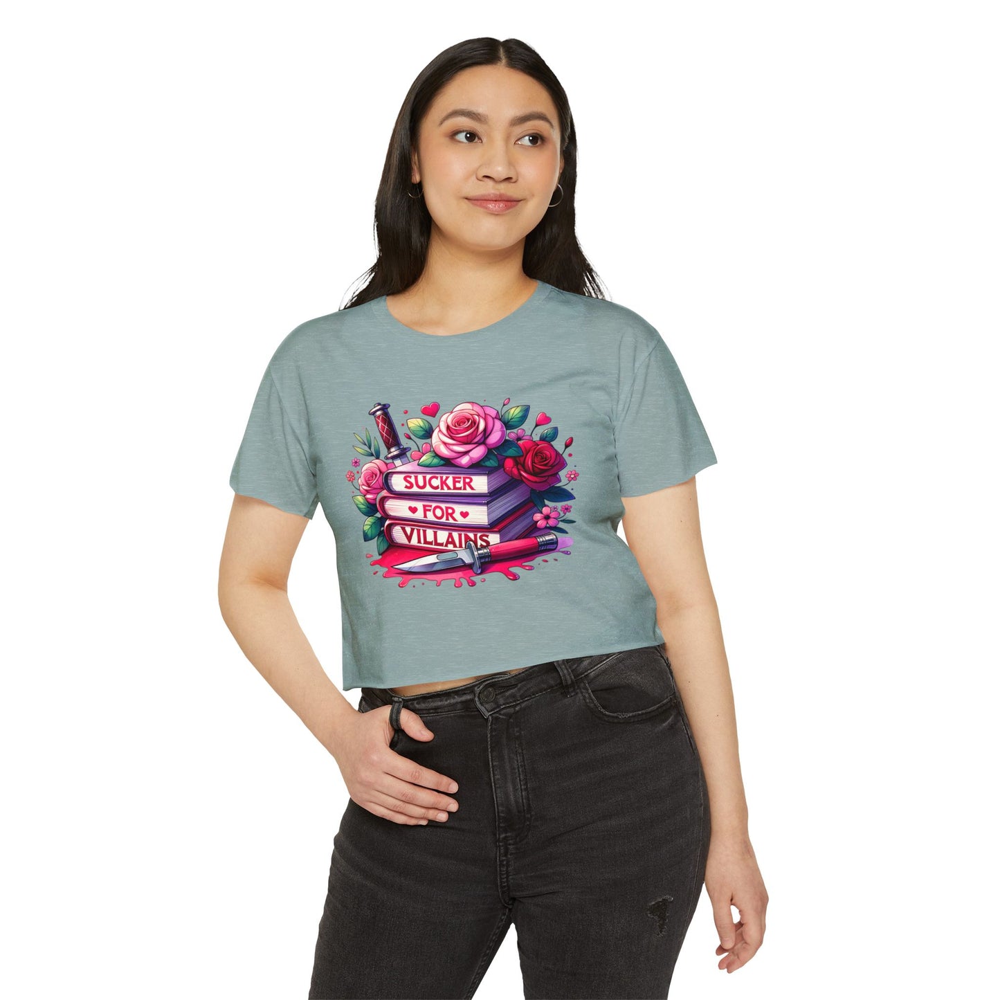 Sucker for Villains Crop Top