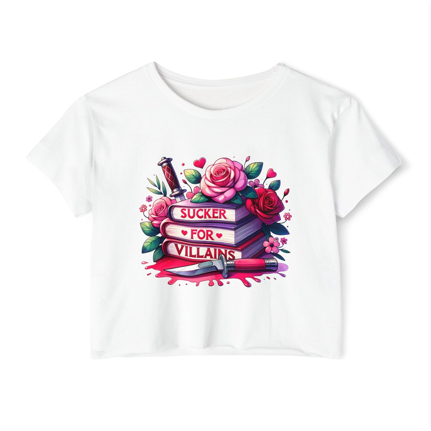 Sucker for Villains Crop Top