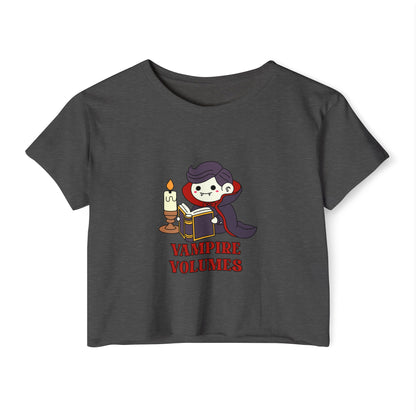 Cartoon Vampire Volumes Crop Top