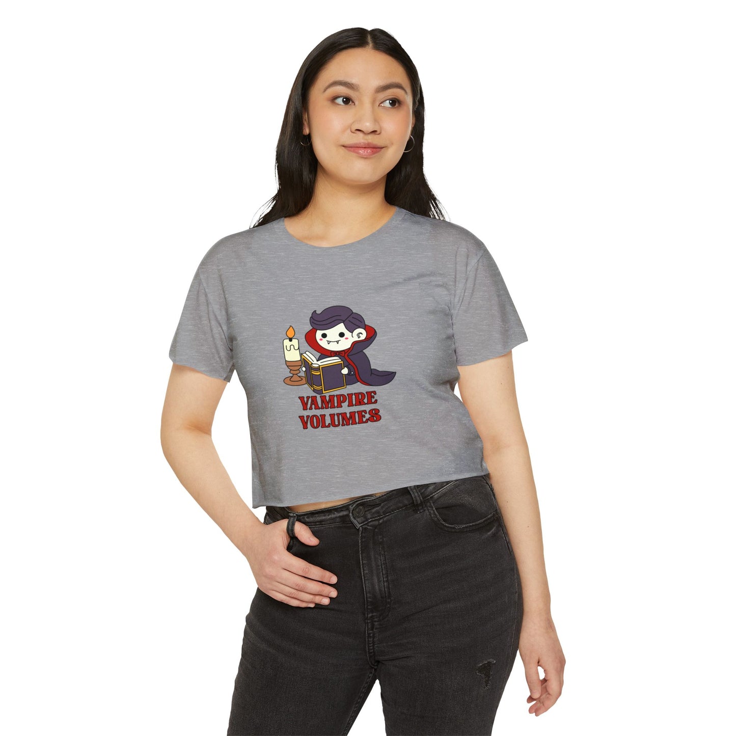 Cartoon Vampire Volumes Crop Top