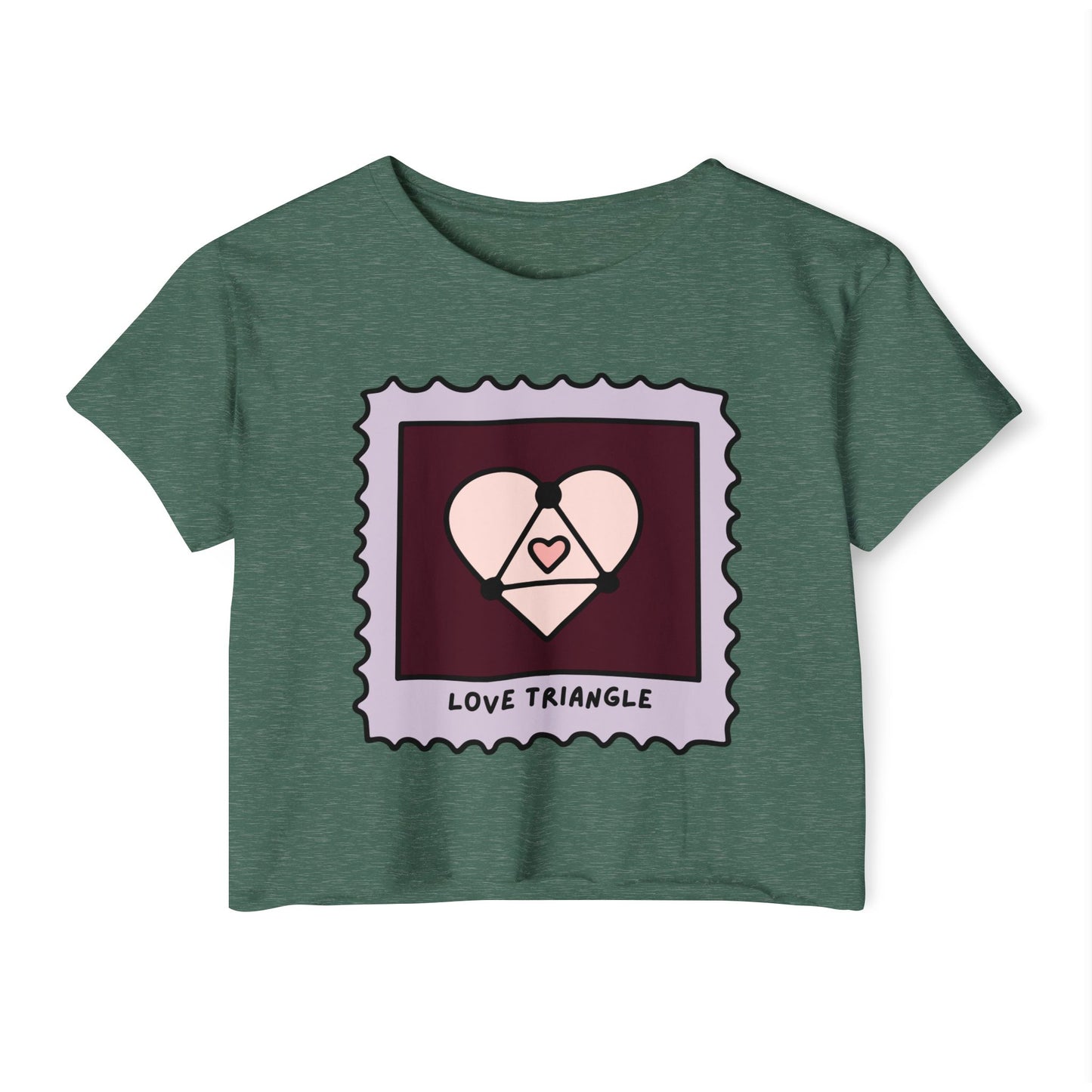 Love Triangle Crop Top