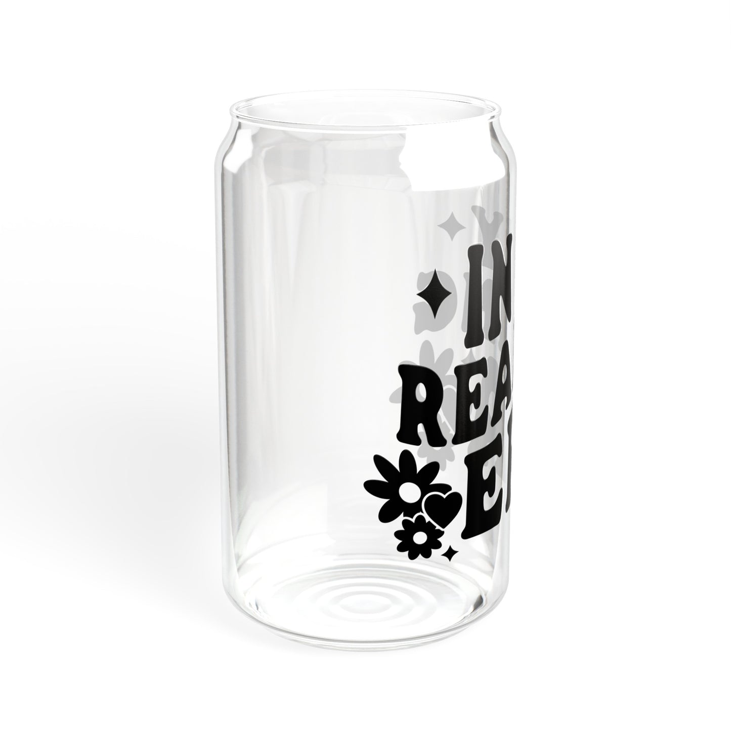 In My Reading Era Sipper Glass, 16oz