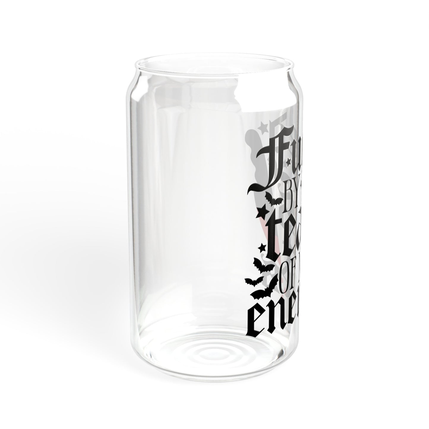 Fueled by the Tears of my Enemies Sipper Glass, 16oz