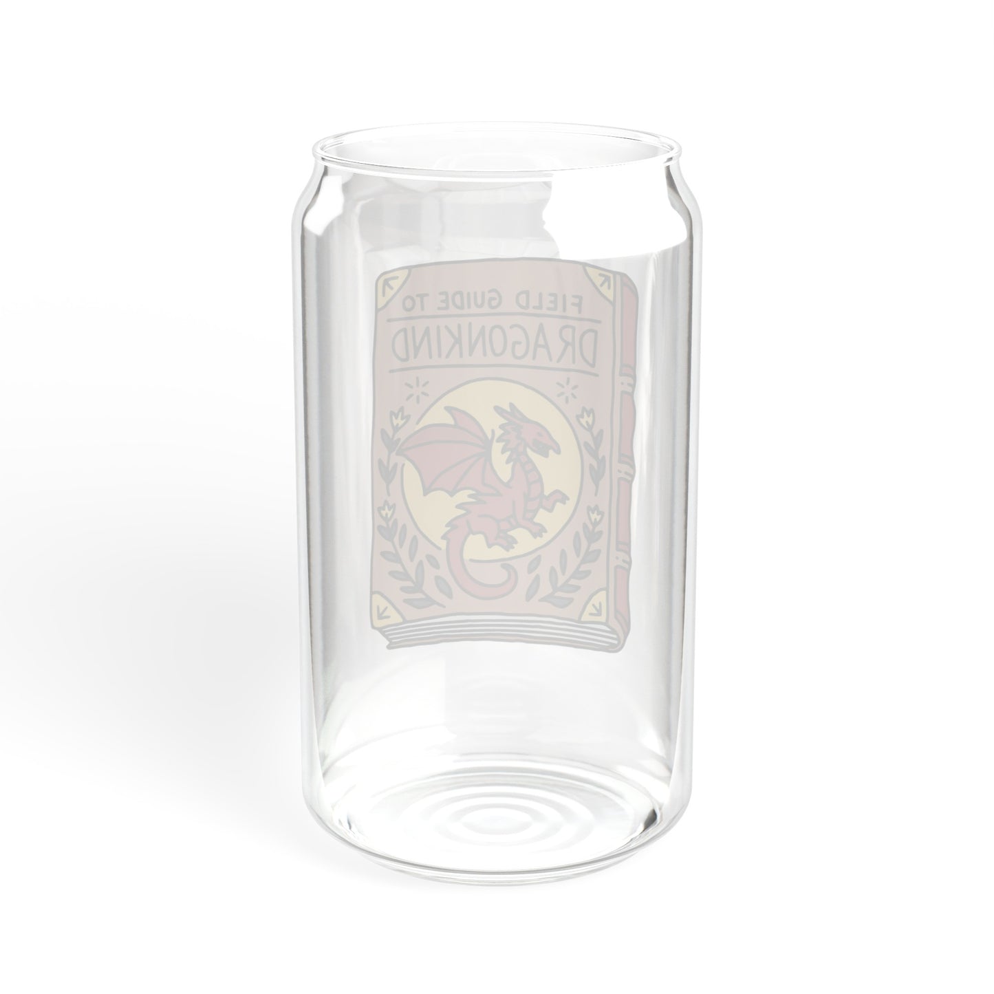 Field Guide to Dragonkind Book Sipper Glass, 16oz