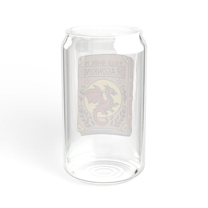 Field Guide to Dragonkind Book Sipper Glass, 16oz