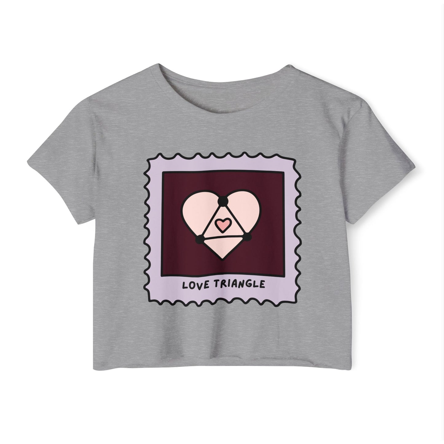 Love Triangle Crop Top