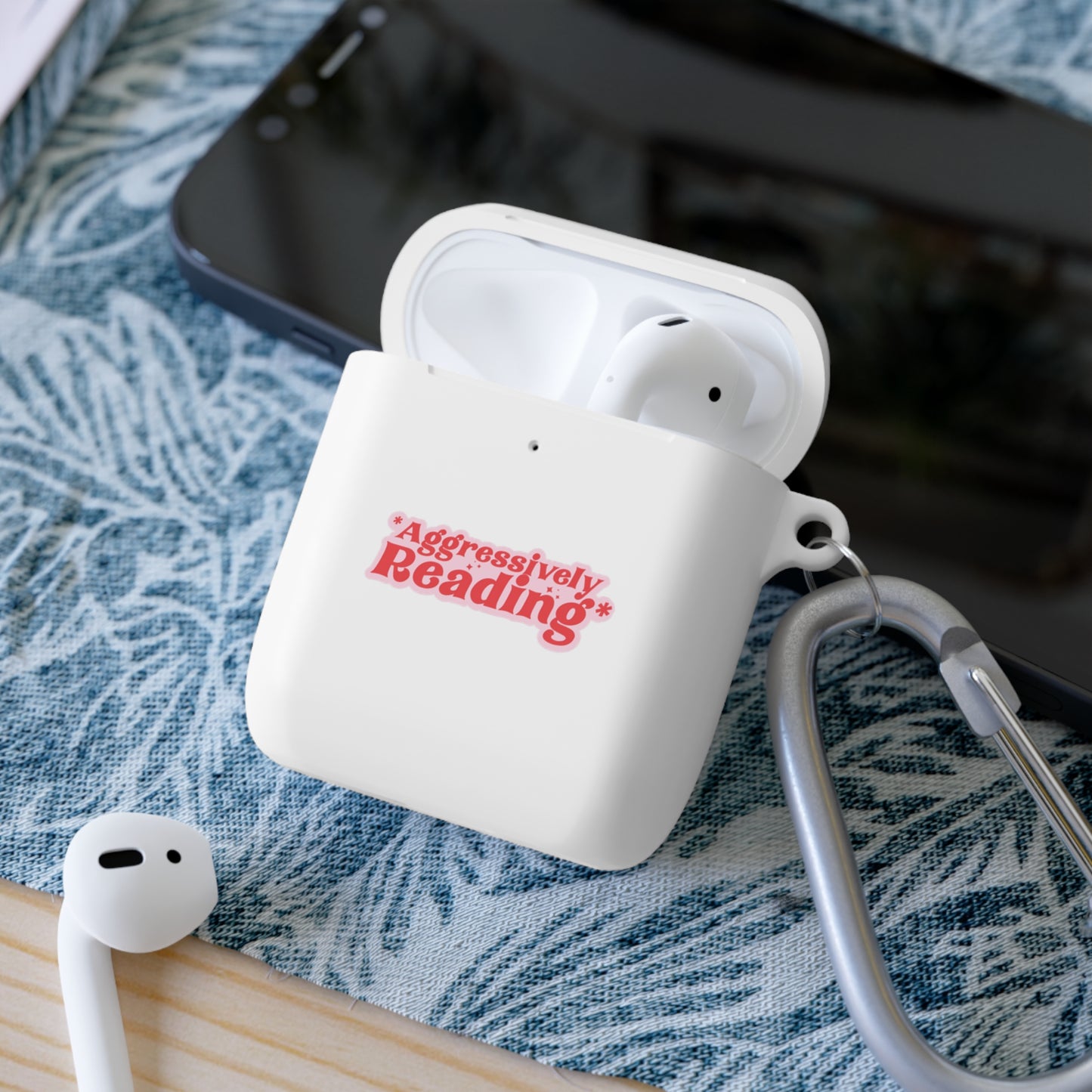 Aggressively Reading AirPods Case Cover