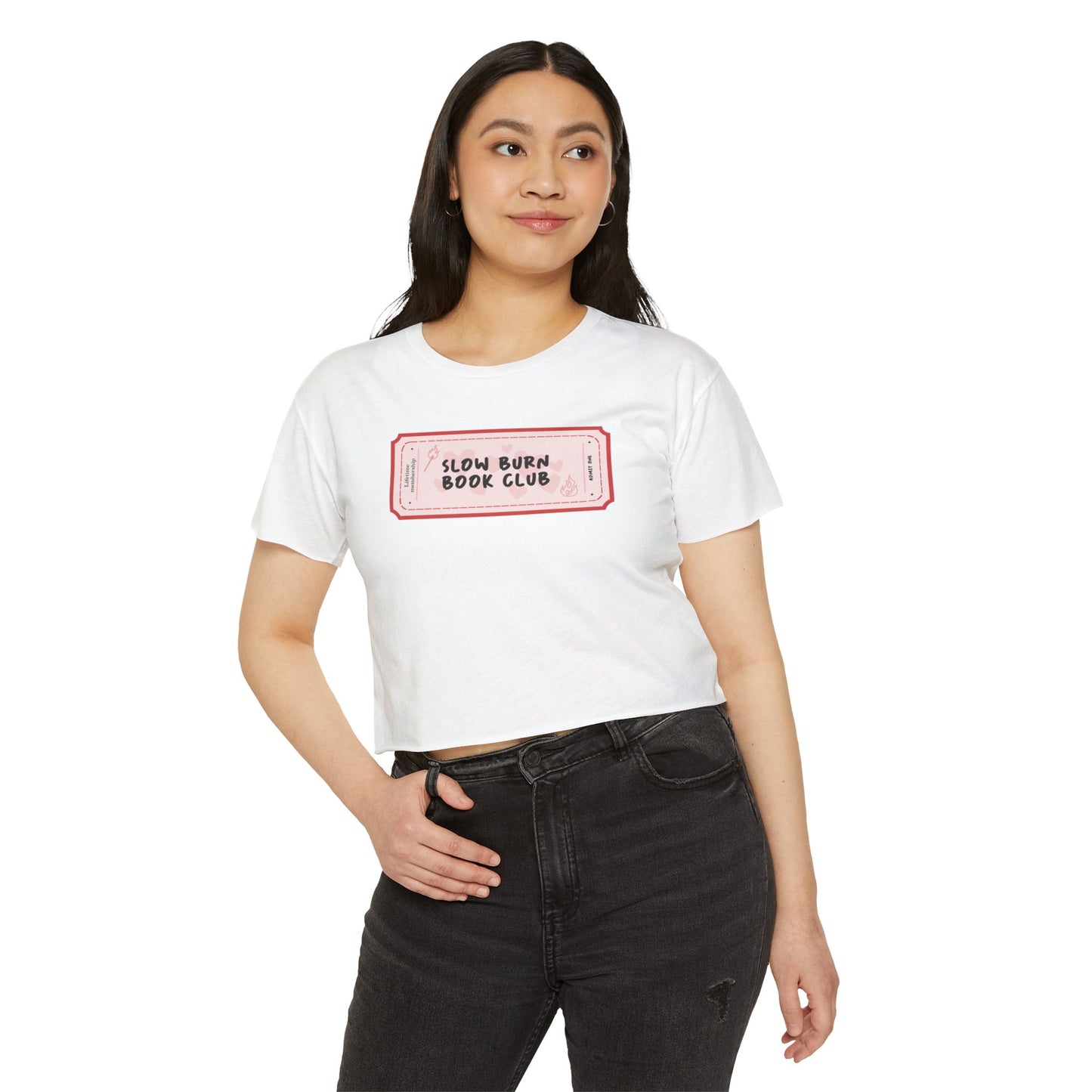 Slow Burn Book Club Crop Top