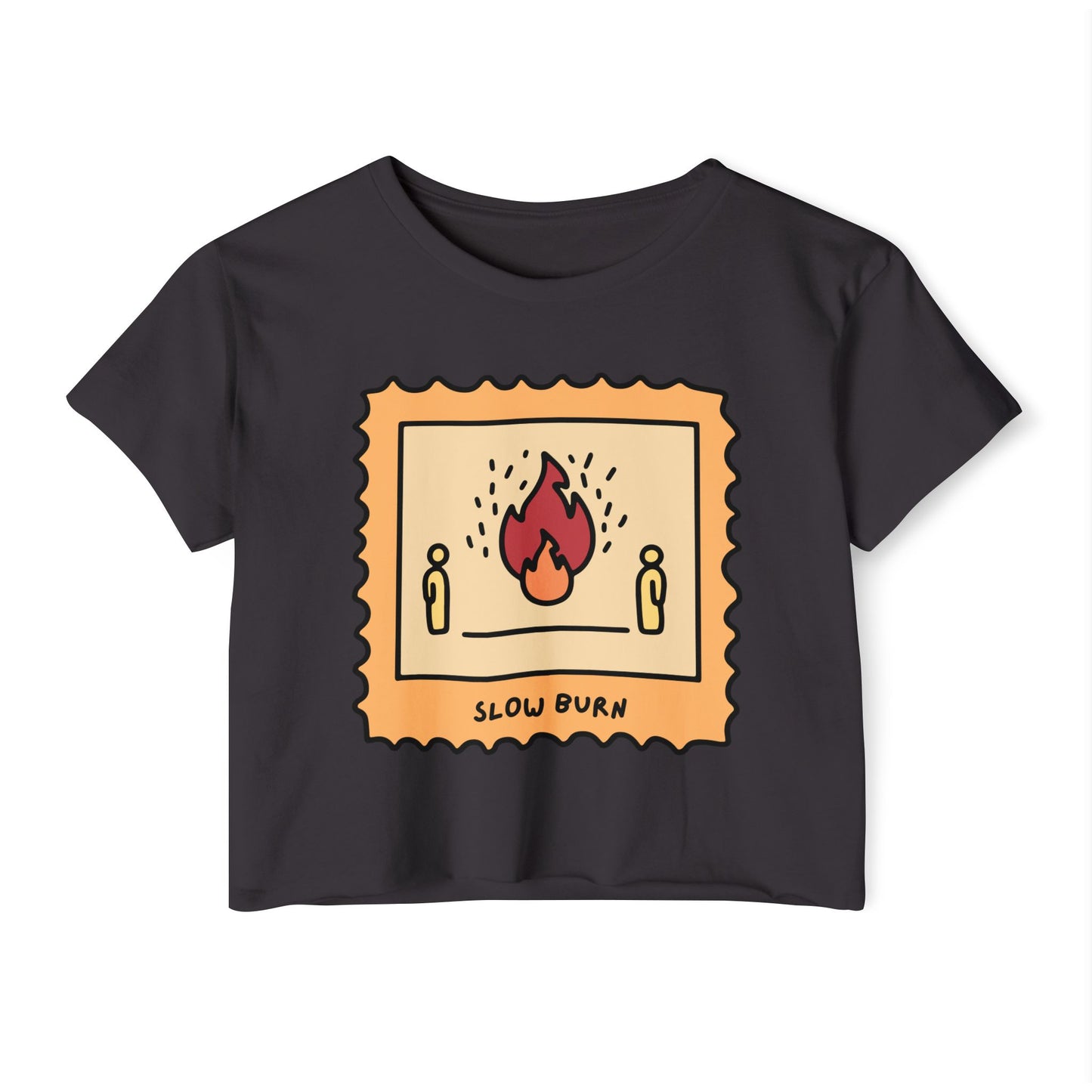 Slow Burn  Crop Top