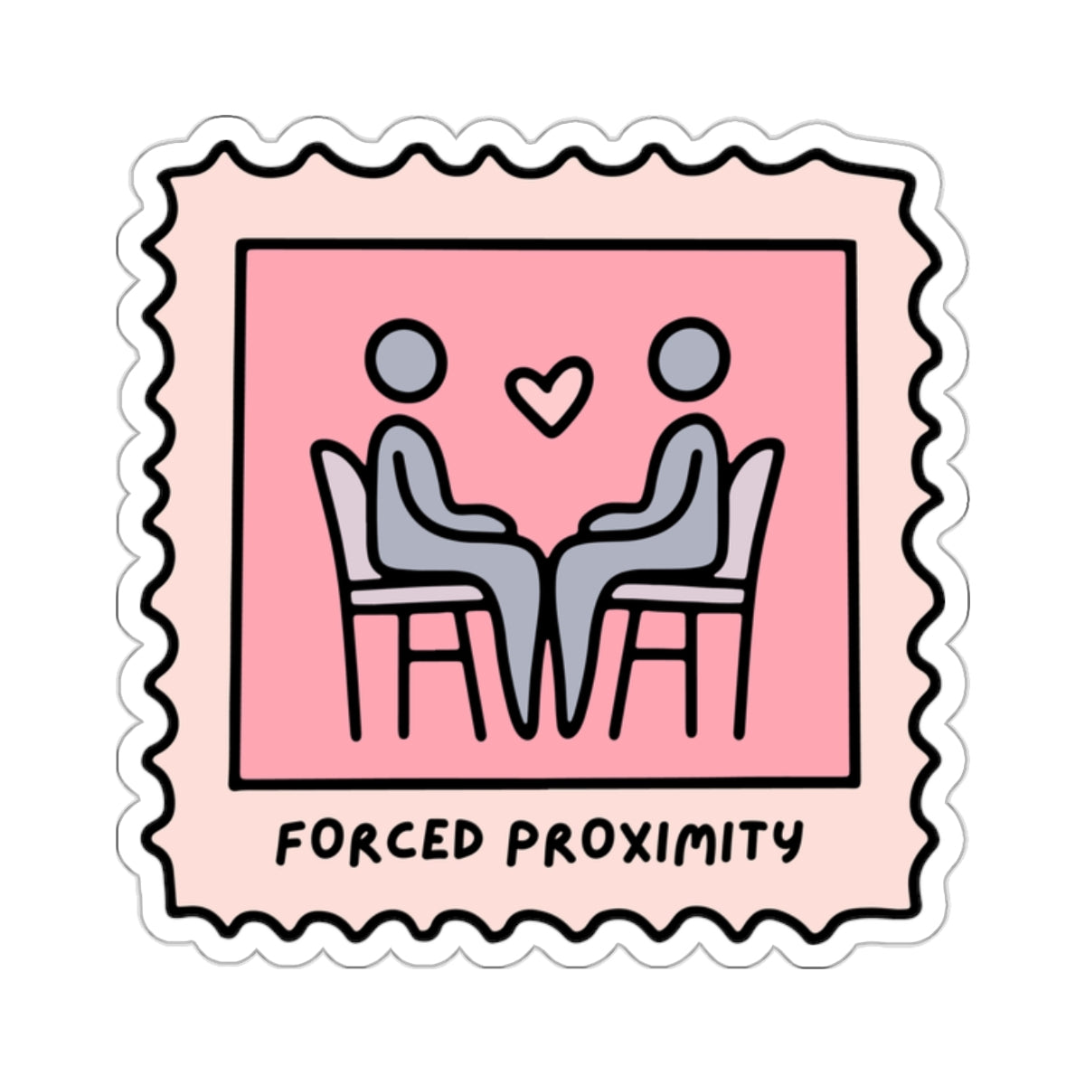 Forced Proximity Book Trope Sticker