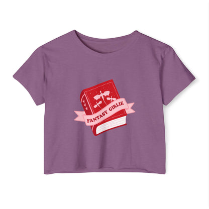 Fantasy Book Girlie Crop Top