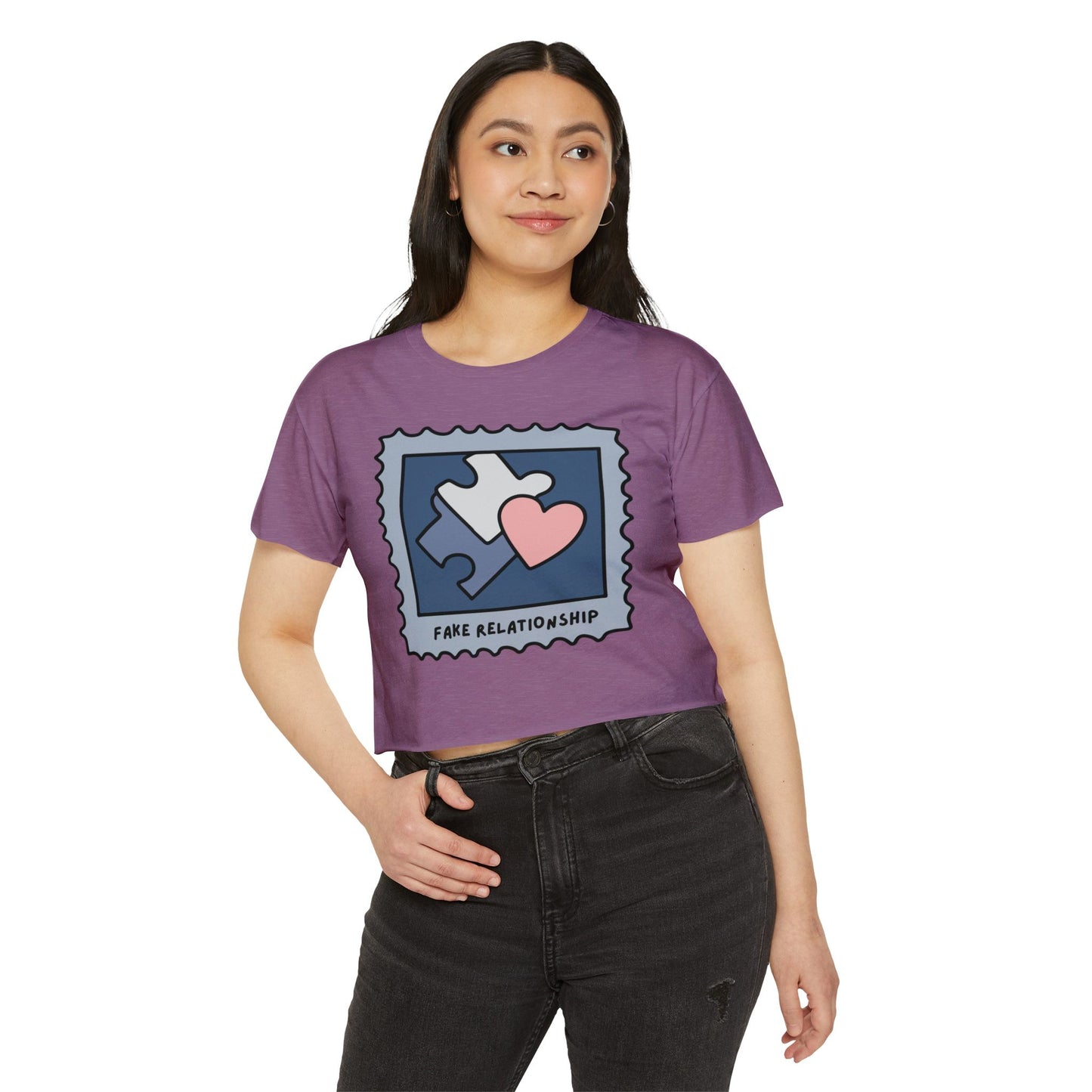 Fake Relationship Crop Top