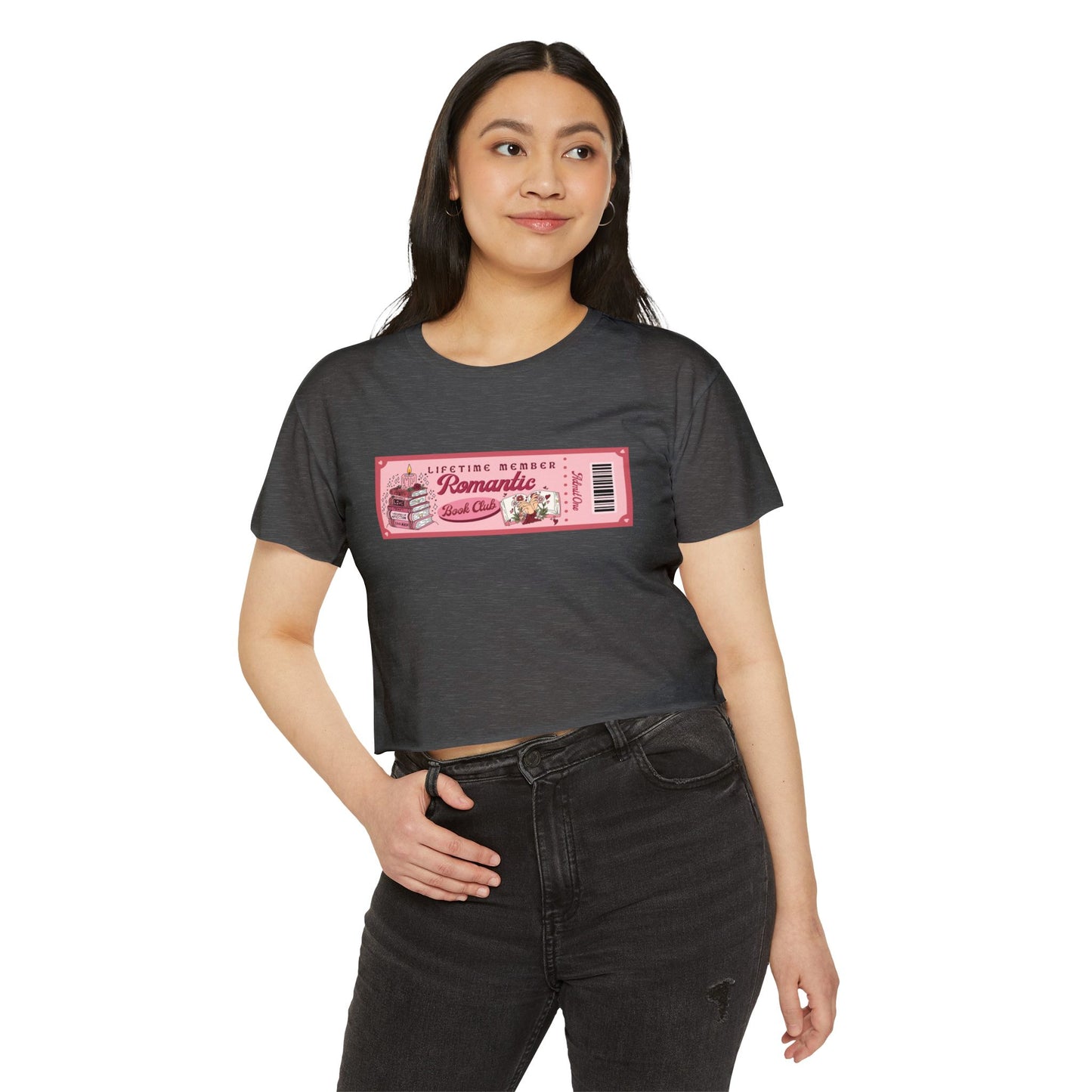 Romantic Book Club Membership Crop Top