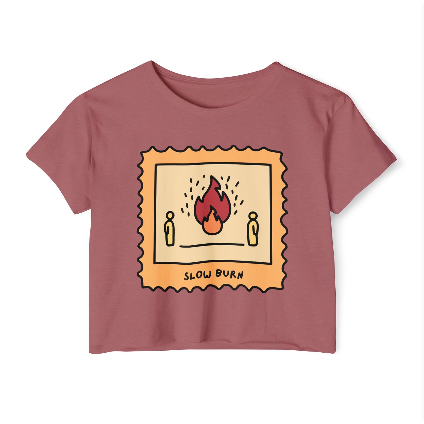 Slow Burn  Crop Top