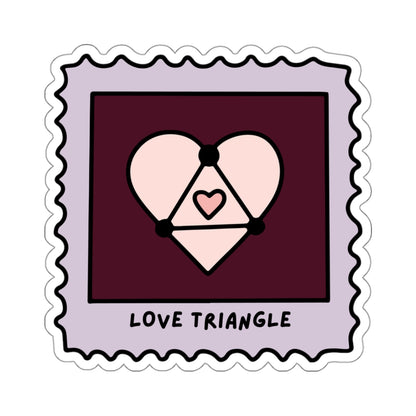 Love Triangle Book Trope Sticker