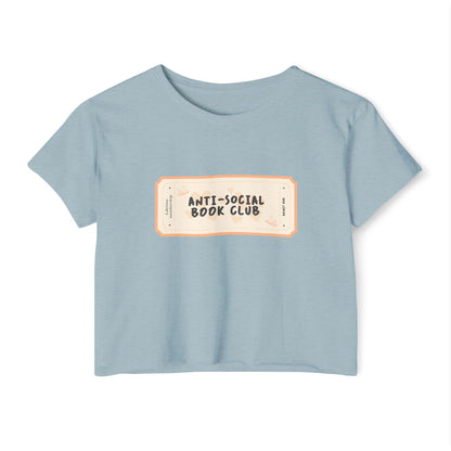 Anti-Social Book Club Crop Top