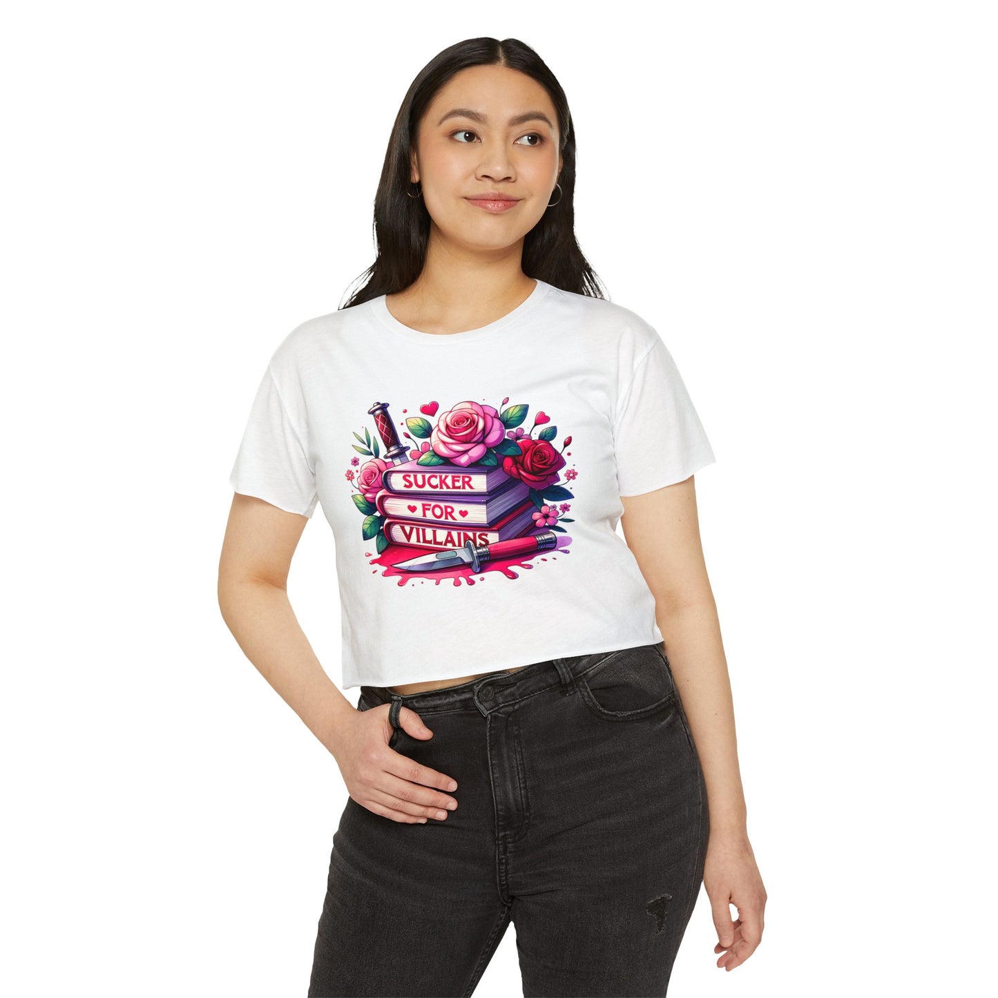 Sucker for Villains Crop Top