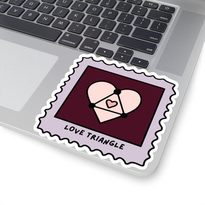 Love Triangle Book Trope Sticker