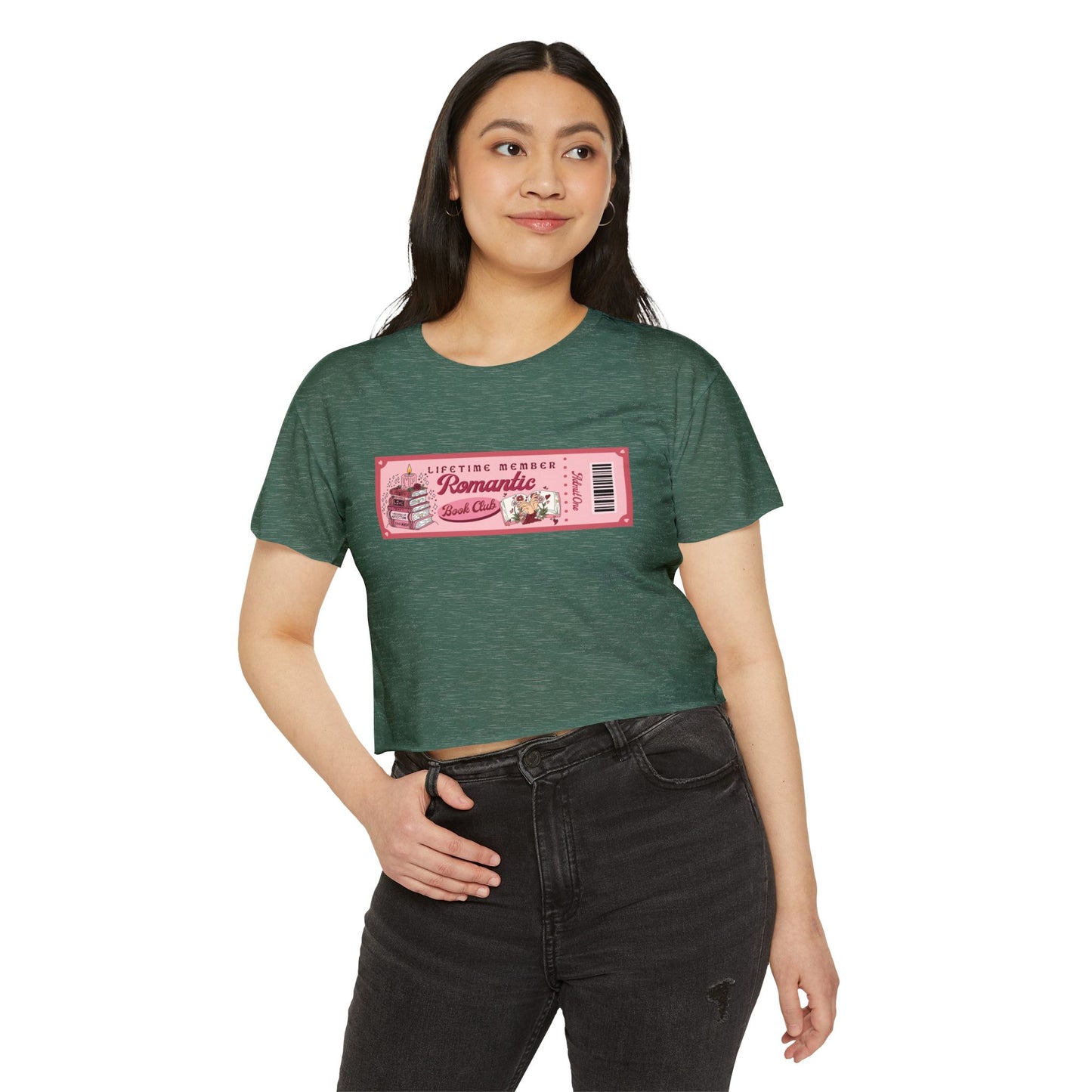 Romantic Book Club Membership Crop Top