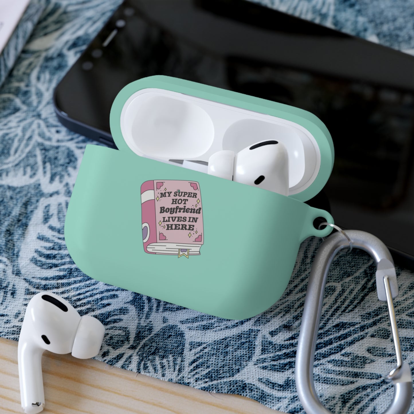 My Super Hot Book Boyfriend Lives Here AirPods and AirPods Pro Case Cover