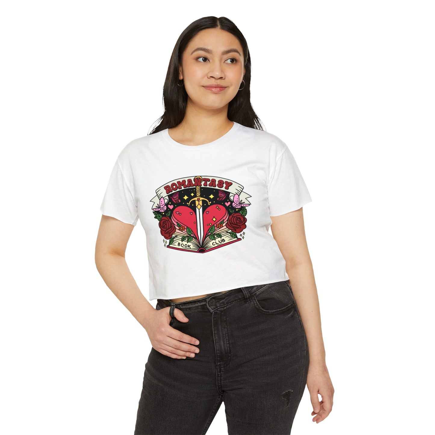 Romantasy Book Club Crop Top