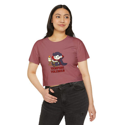 Cartoon Vampire Volumes Crop Top