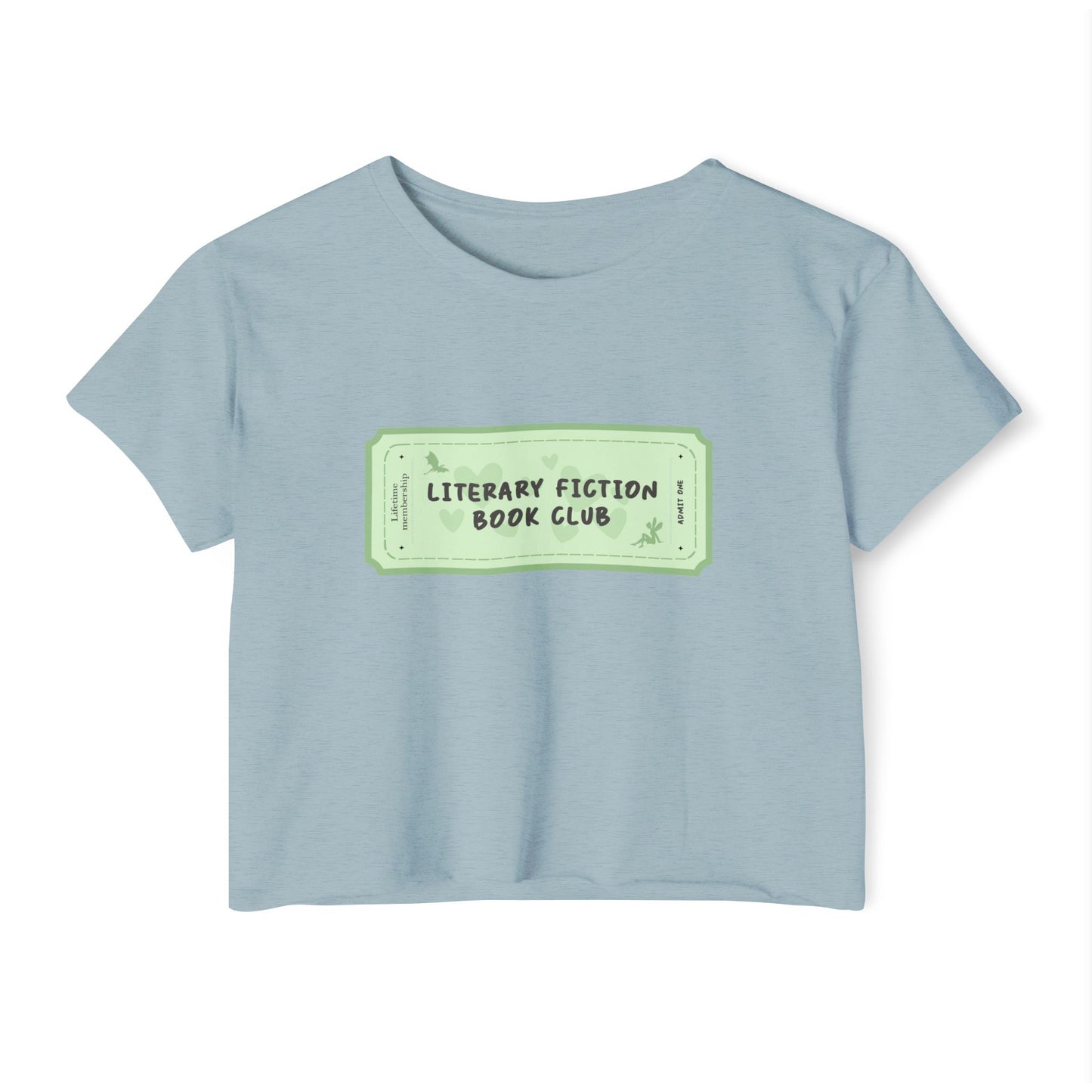 Literary Fiction Book Club Crop Top