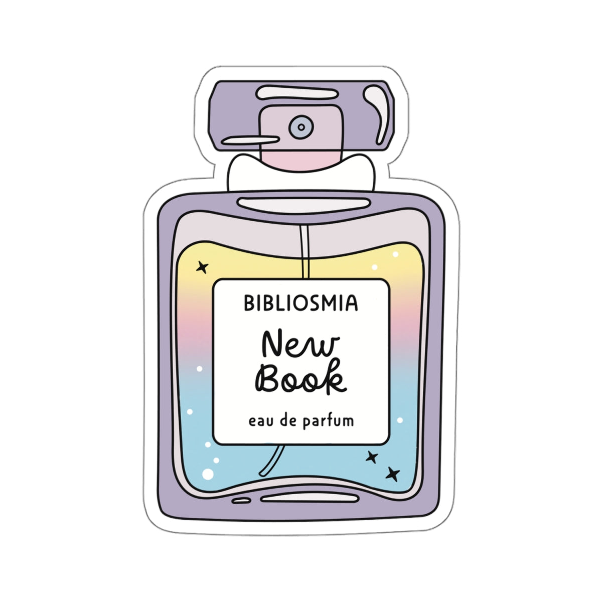 Bibliosmia New Book Perfume Sticker