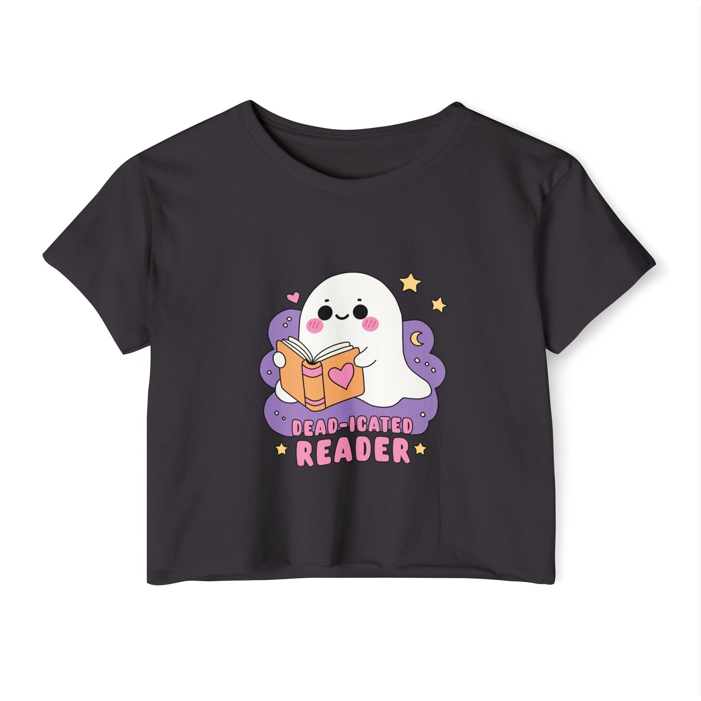 Dead-icated Reader Ghost Crop Top