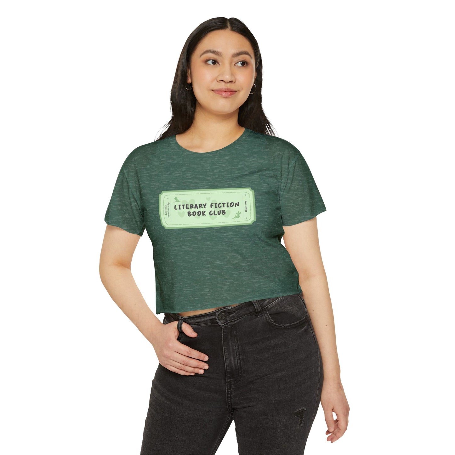 Literary Fiction Book Club Crop Top