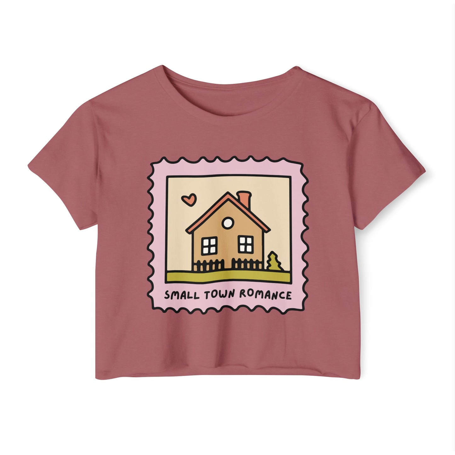 Small Town Romance Crop Top