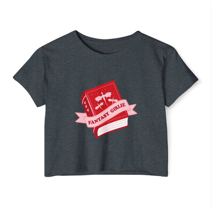 Fantasy Book Girlie Crop Top