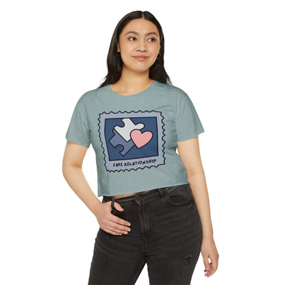 Fake Relationship Crop Top