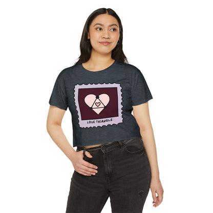 Love Triangle Crop Top