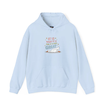 It Is What It Is (and It’s Not Great) Hooded Sweatshirt