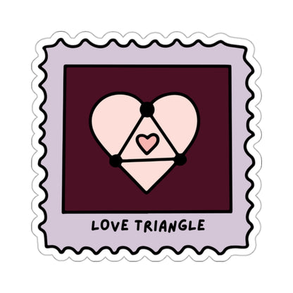 Love Triangle Book Trope Sticker