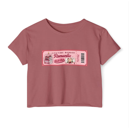 Romantic Book Club Membership Crop Top