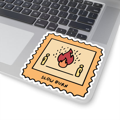 Slow Burn Book Trope Sticker