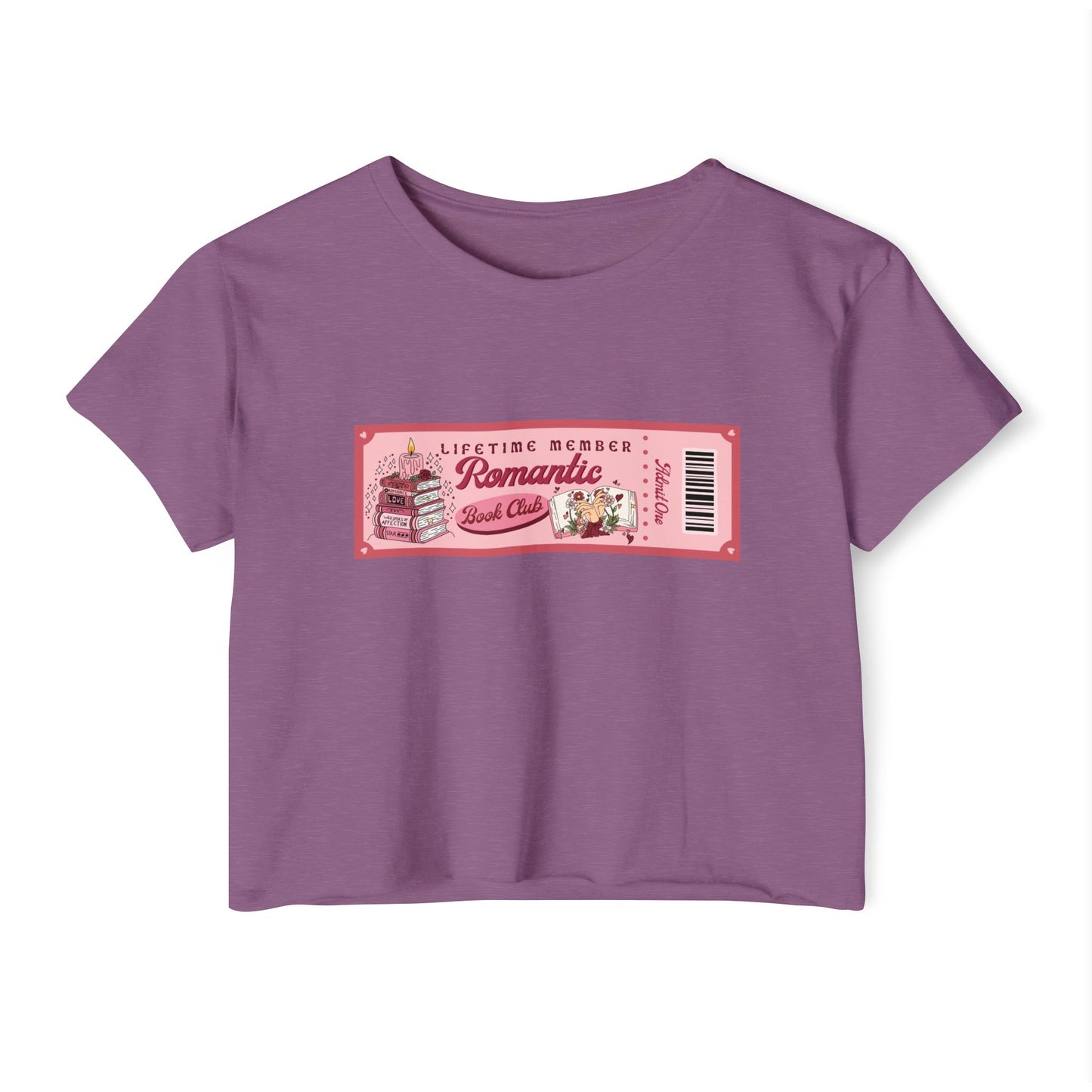 Romantic Book Club Membership Crop Top