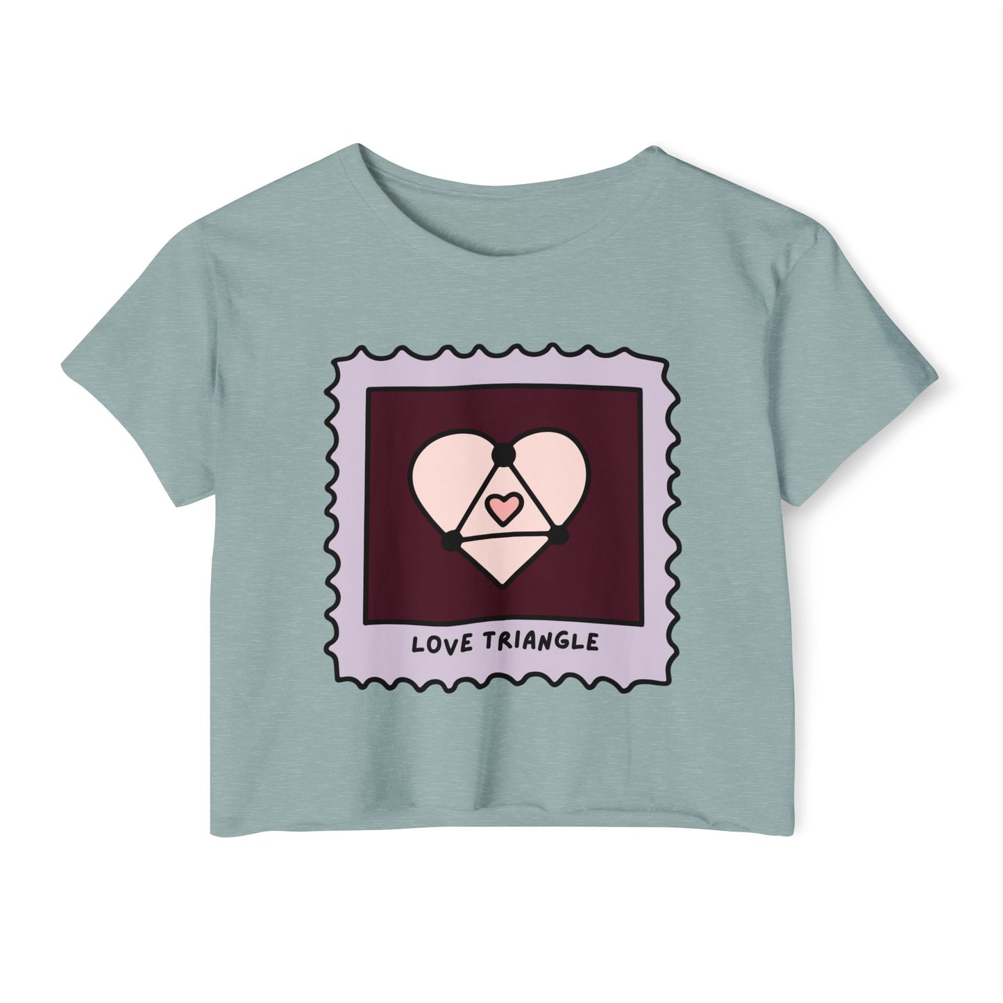 Love Triangle Crop Top